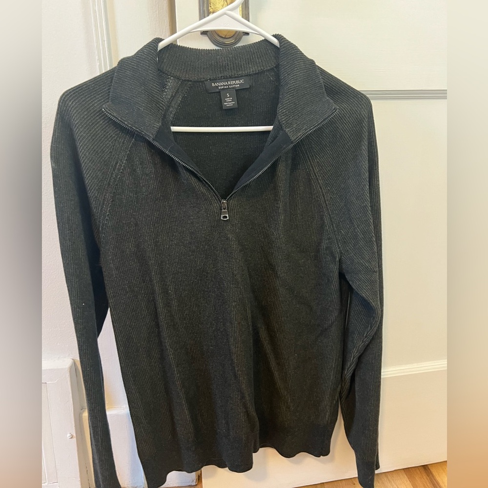 Banana republic 3 quarter zip